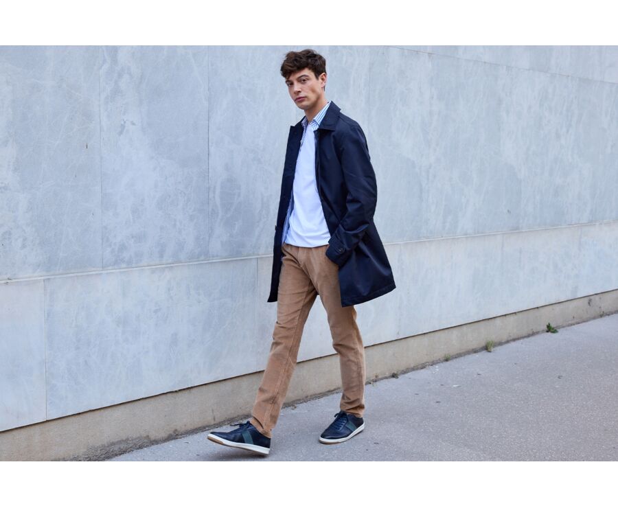 Trench homme Bleu Marine - AURÈLE II