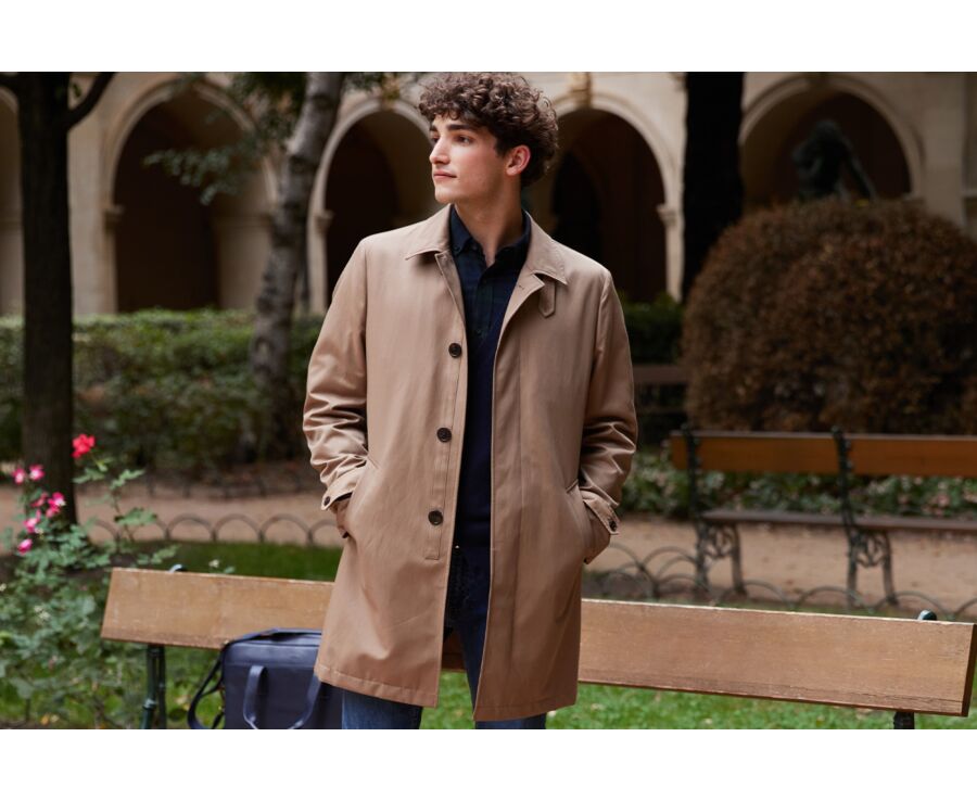 Trench homme Beige Foncé - AURÈLE II