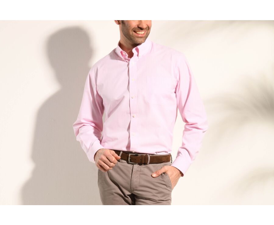 Chemise a shop carreaux rose
