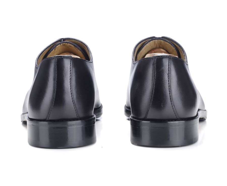 Richelieu homme Noir semelle cuir avec patin - PETER PATIN