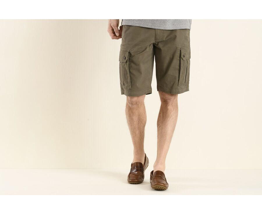 Bermuda cargo homme Taupe Foncé - CORBEN