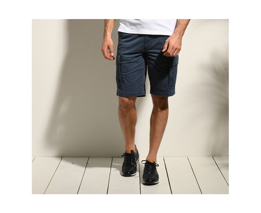 Bermuda cargo homme Bleu Nordique - CORBEN
