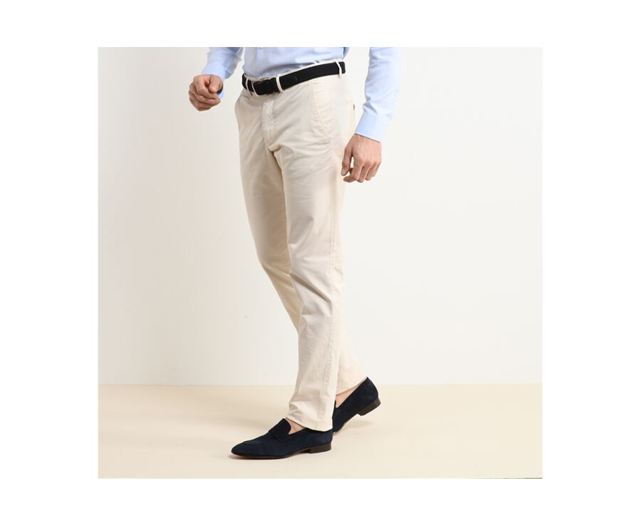 Pantalon chino homme Écru - KEATON
