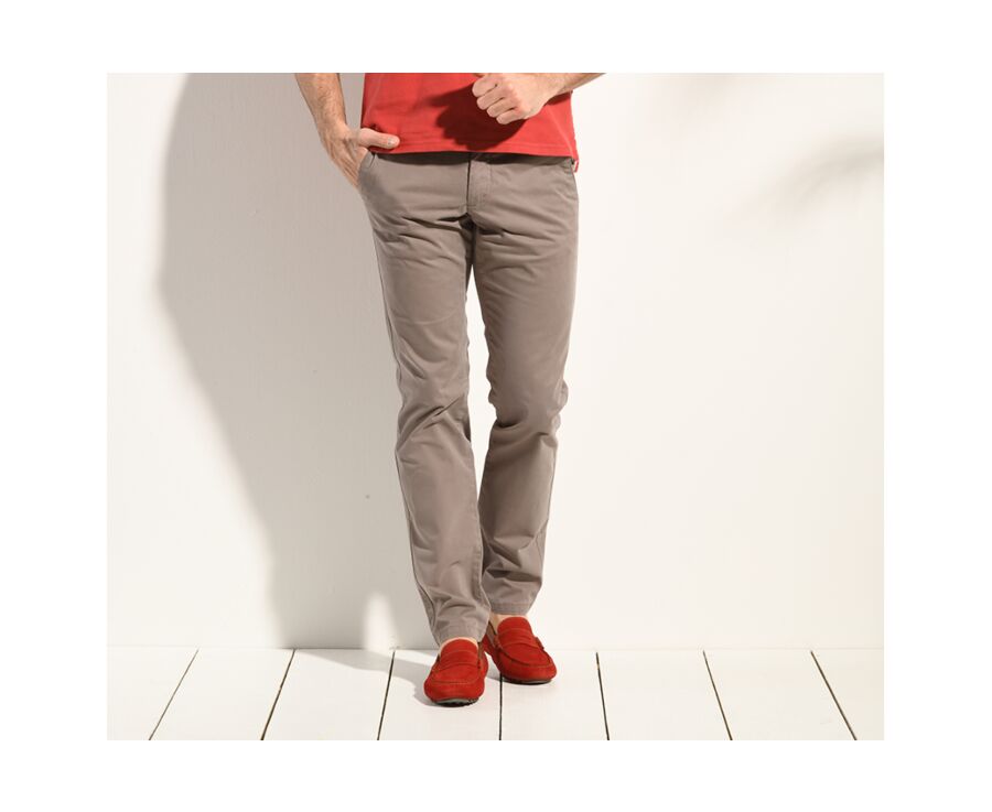 Pantalon couleur sales homme