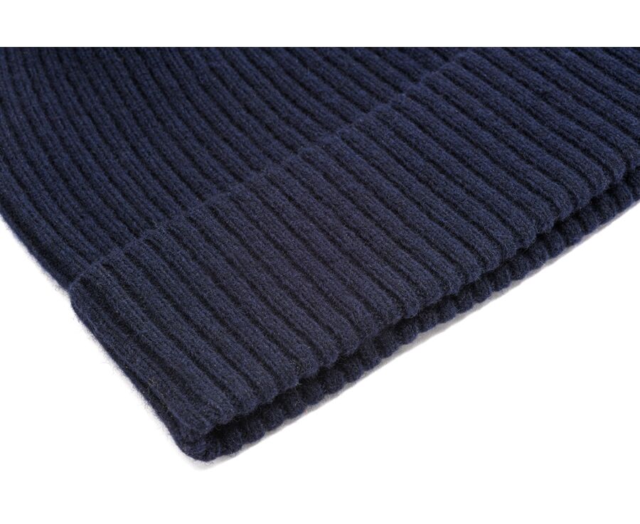 Bonnet laine homme Navy - BENNETH