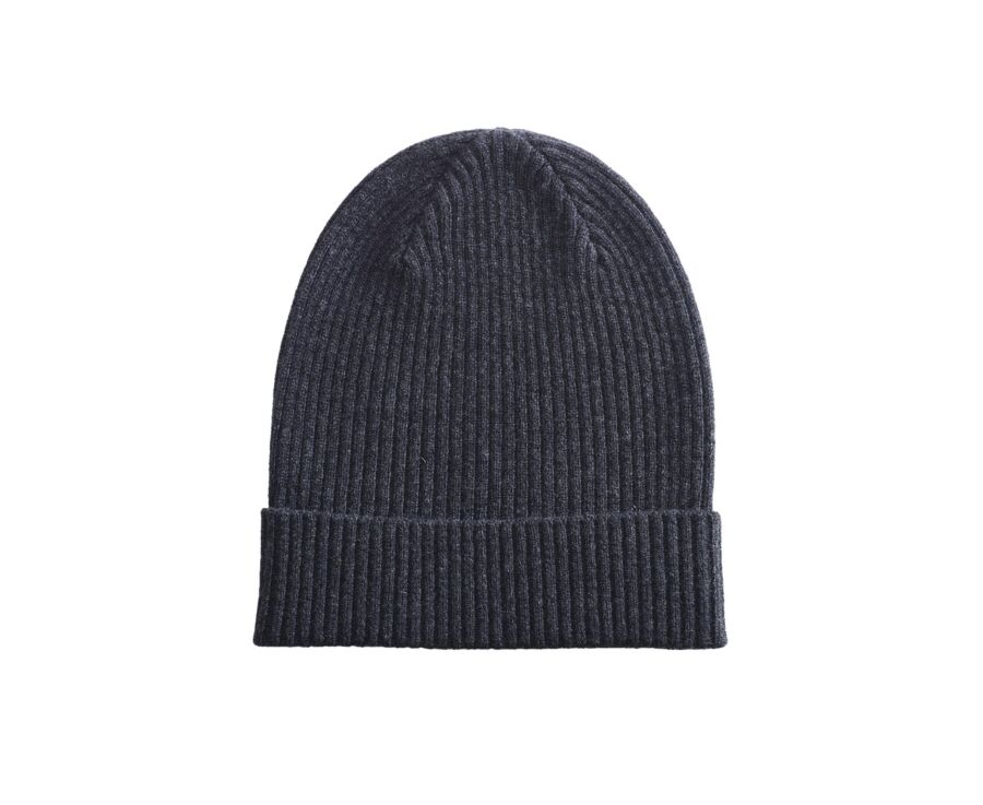 Bonnet laine homme Gris Anthracite Chiné - BENNETH