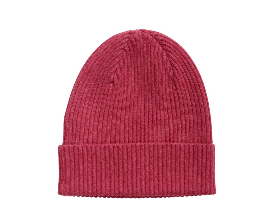 Bonnet laine homme Rouge Chiné - BENNETH