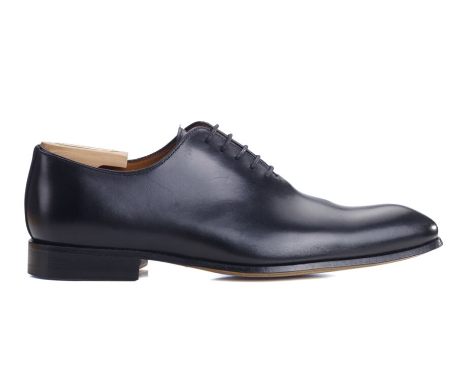Richelieu homme Noir semelle cuir OLDBURY