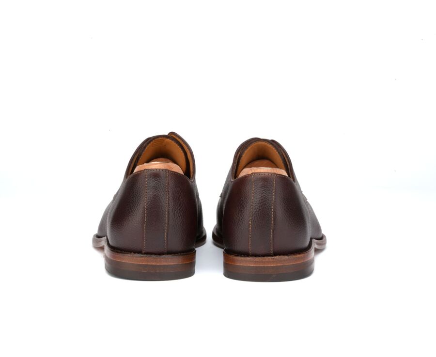 Derbies homme Chocolat Grainé semelle cuir - HILPERTON