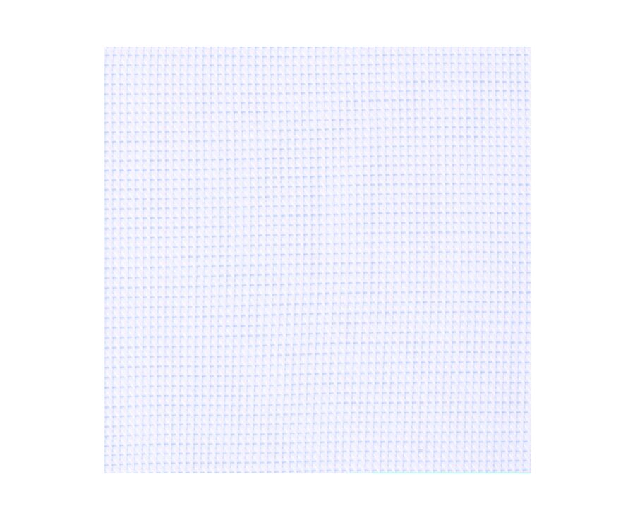 Chemise blanche coton popeline tramée - FIACRE