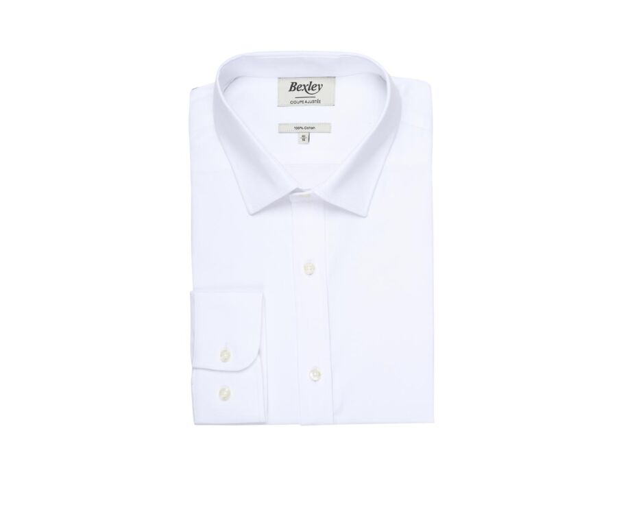 Chemise Oxford coton blanc - EVRARD