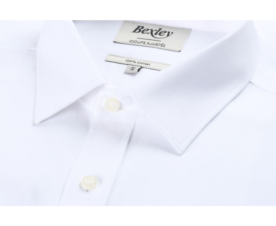 Chemise Oxford coton blanc - EVRARD
