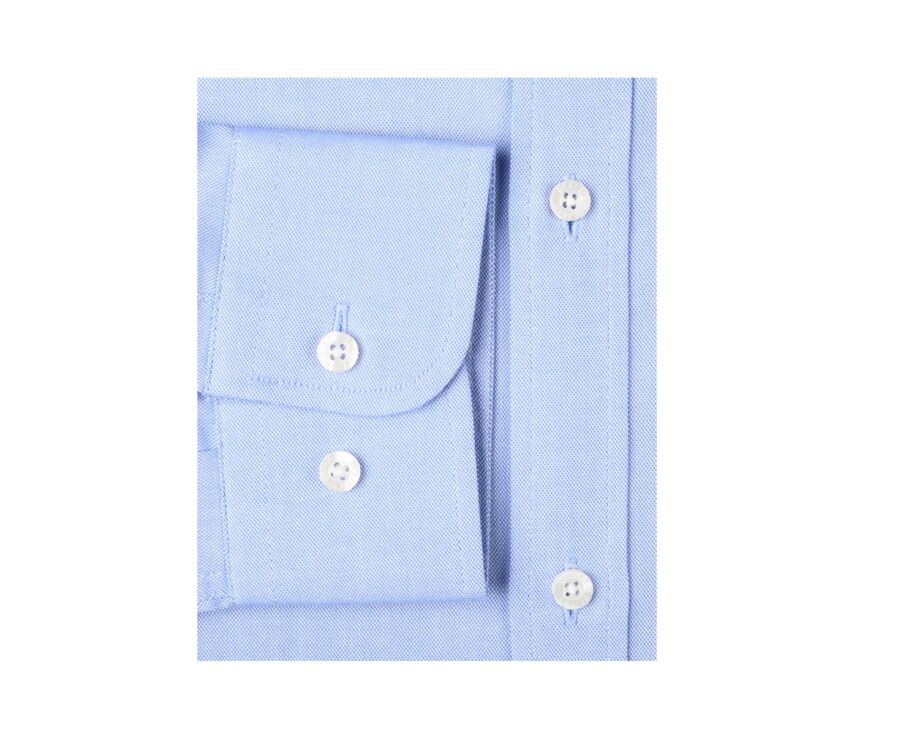 Chemise Oxford coton bleu ciel - EVRARD