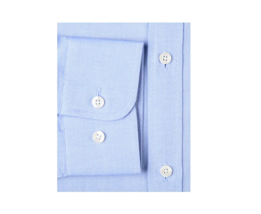 Chemise Oxford coton bleu ciel - EVRARD