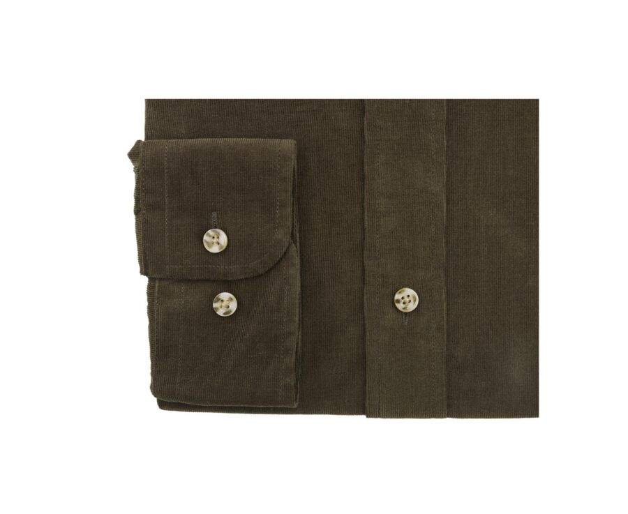 Chemise en velours Kaki - WAYNE