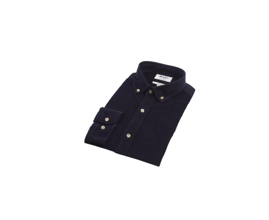 Chemise en velours Marine foncé - WAYNE