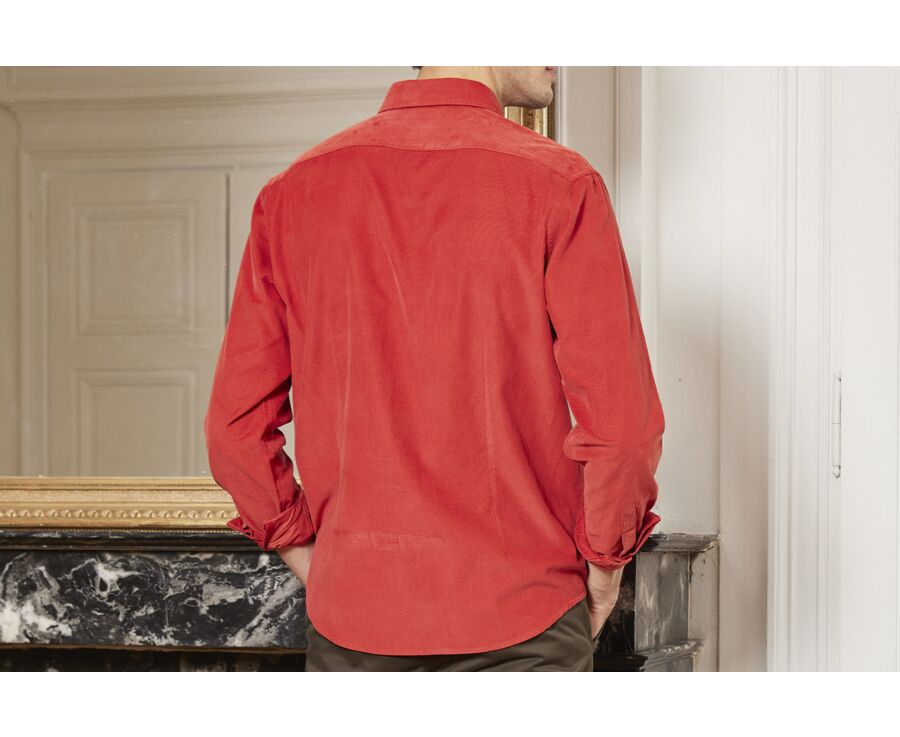 Chemise en velours Feu - WAYNE