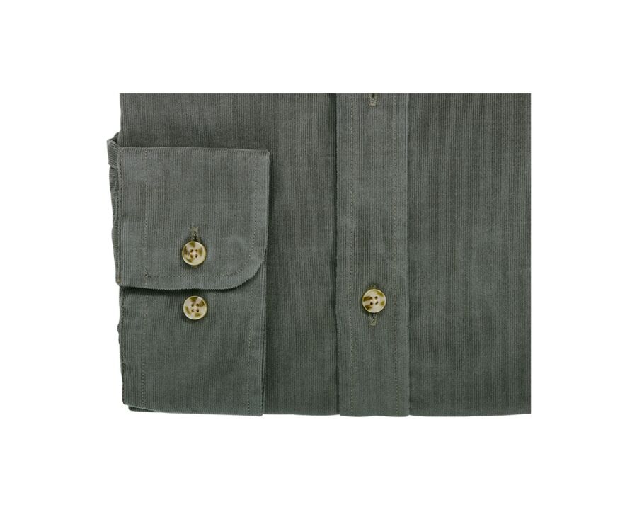 Chemise en velours Vert Tilleul - WAYNE