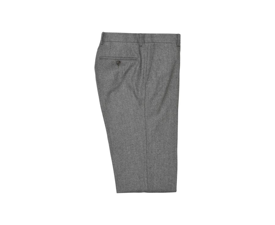 Pantalon habillé homme Gris Clair Chiné - LÉONARD 