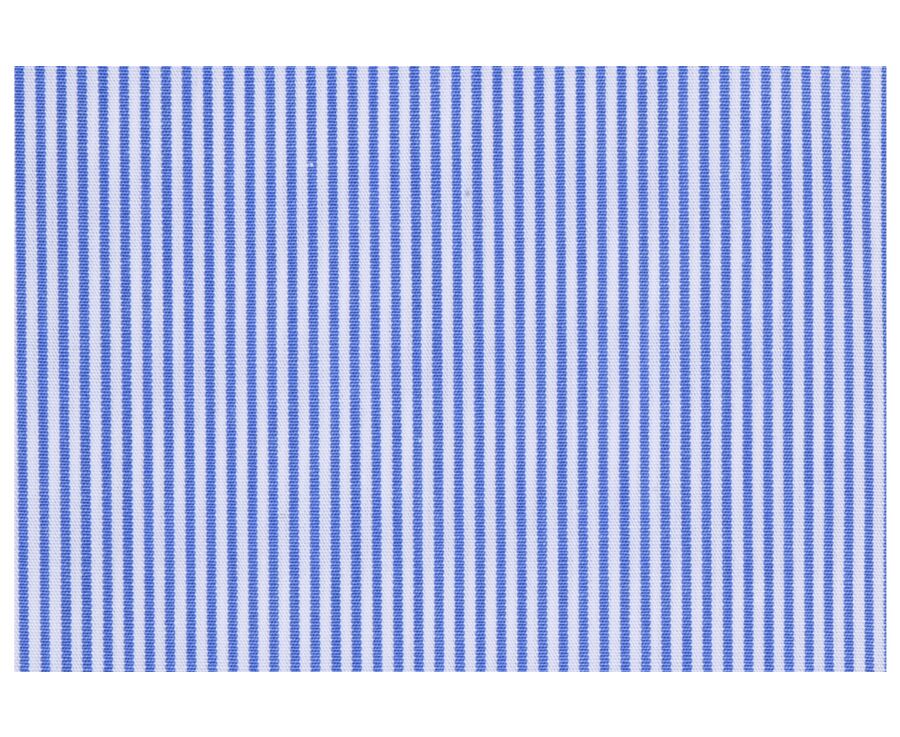 Chemise rayée bleu et blanc - Poche - TRENT MC