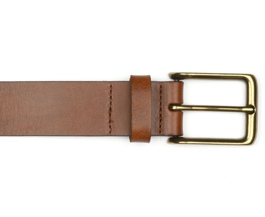Ceinture en cuir homme Châtaigne Patiné - WESTWOOD II