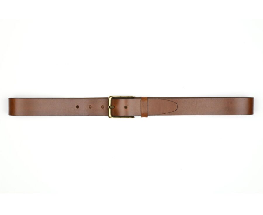 Ceinture en cuir homme Châtaigne Patiné - WESTWOOD II