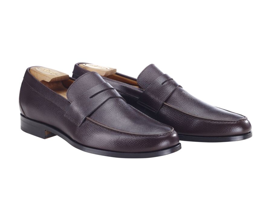 Mocassin homme Chocolat Grainé - DAVIES II
