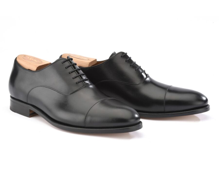 Richelieu homme Noir semelle cuir - WINFORD