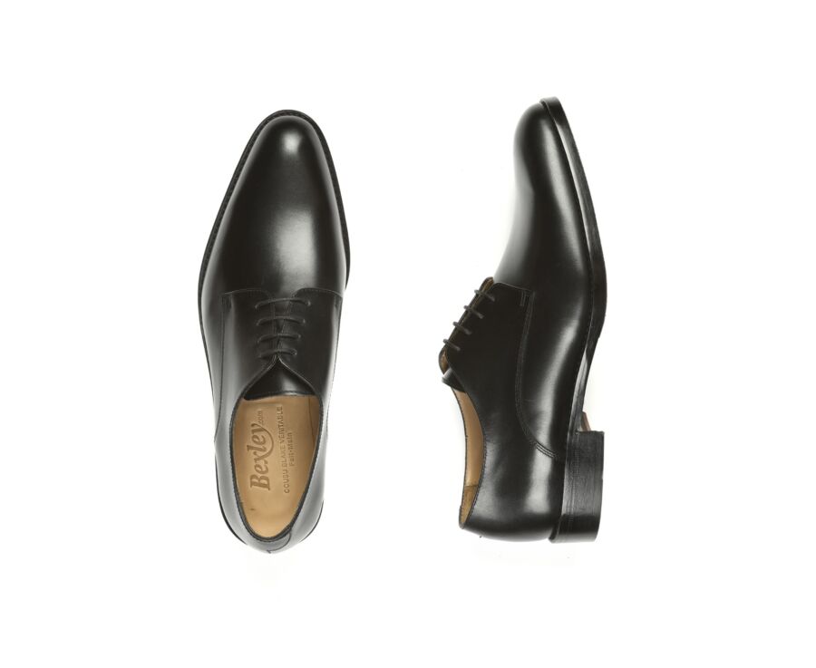 Derby Homme Philippe - Simili Cuir à Bout Rond - Lacets 4 œillets - Taille Grand
