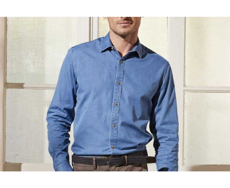 Chemise jean homme Denim - JACQUEMIN
