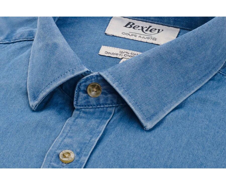 Chemise jean homme Denim - JACQUEMIN