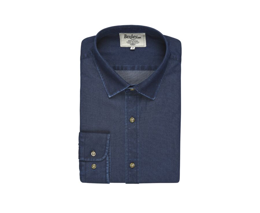 Chemise jean denim Indigo Foncé - JACQUEMIN