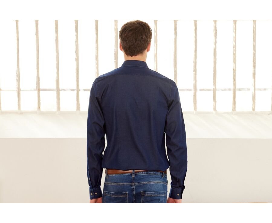 Chemise jean denim Indigo Foncé - JACQUEMIN