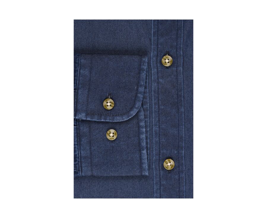 Chemise jean denim Indigo Foncé - JACQUEMIN