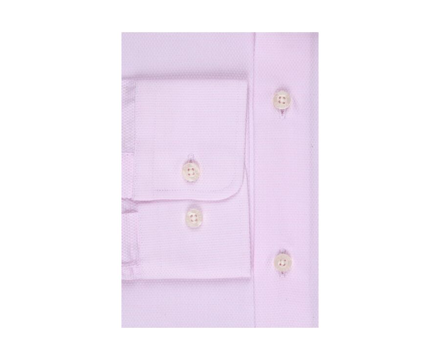 Chemise Oxford rose - Col italien - ERNESTO