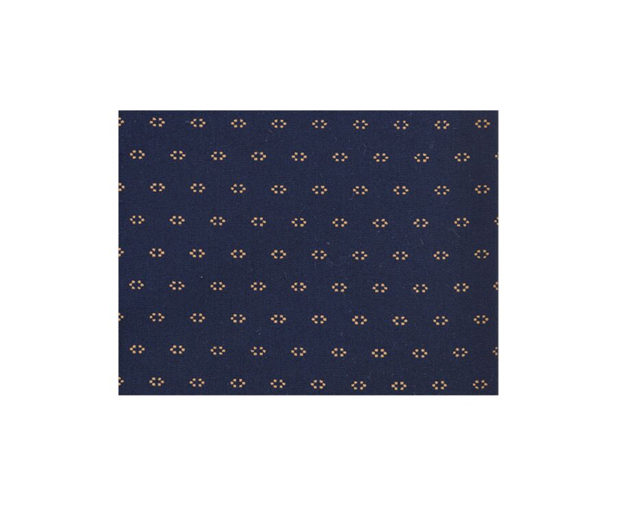 Chemise imprimée marine motif cognac - LÉONCE