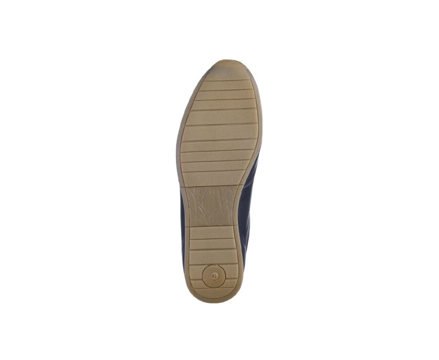 Sneakers homme cuir Noir Patiné - BELBARA