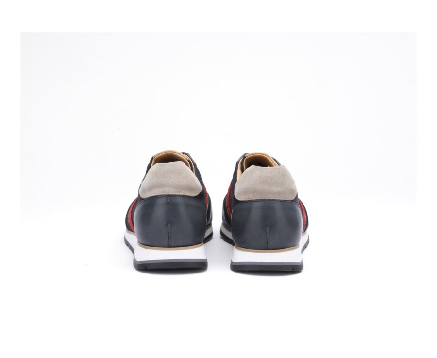 Sneakers homme Navy Patiné et Marine - MELINGA