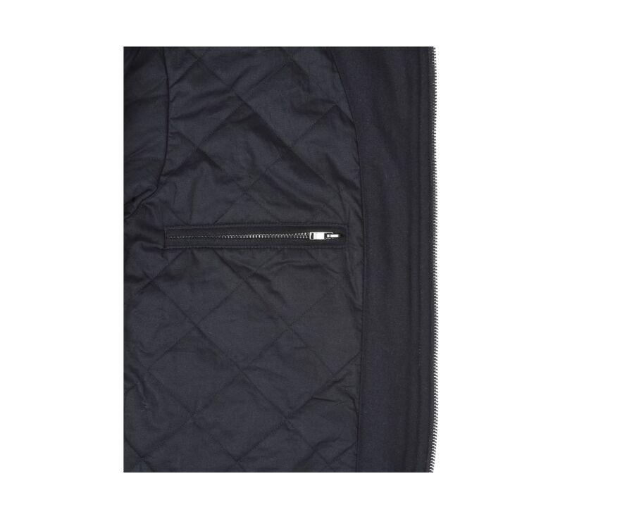 Blouson laine homme hiver Marine - CORBYN