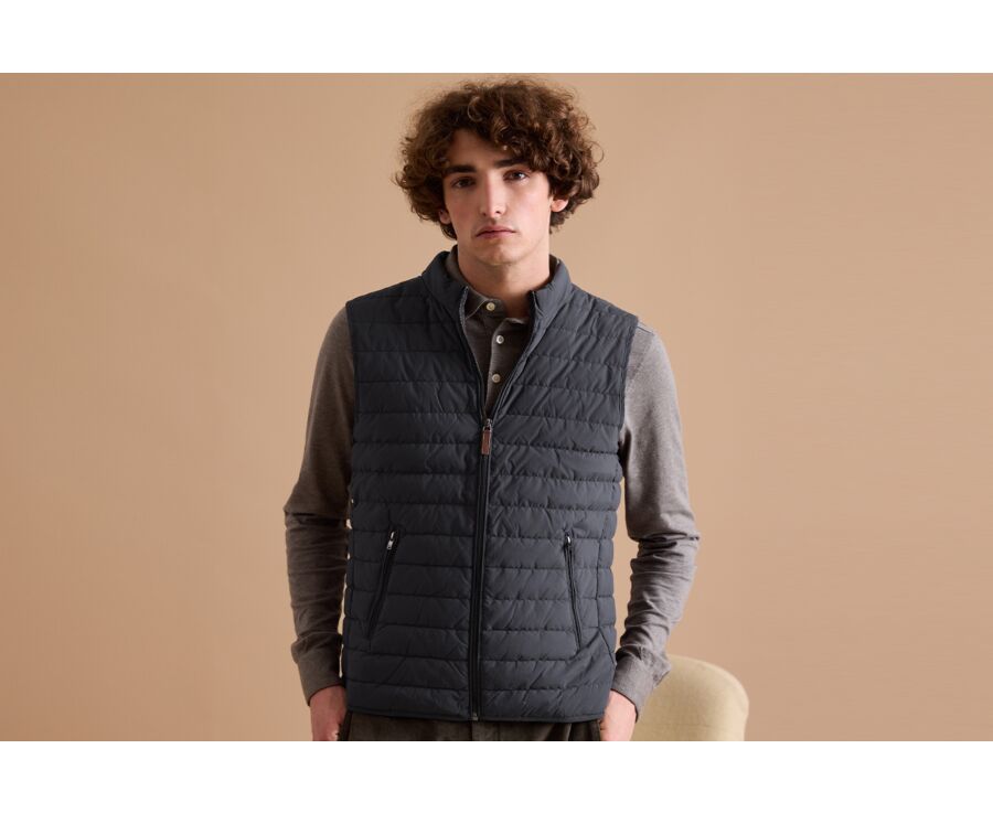 Doudoune sans manches homme Charbon - NIELS II