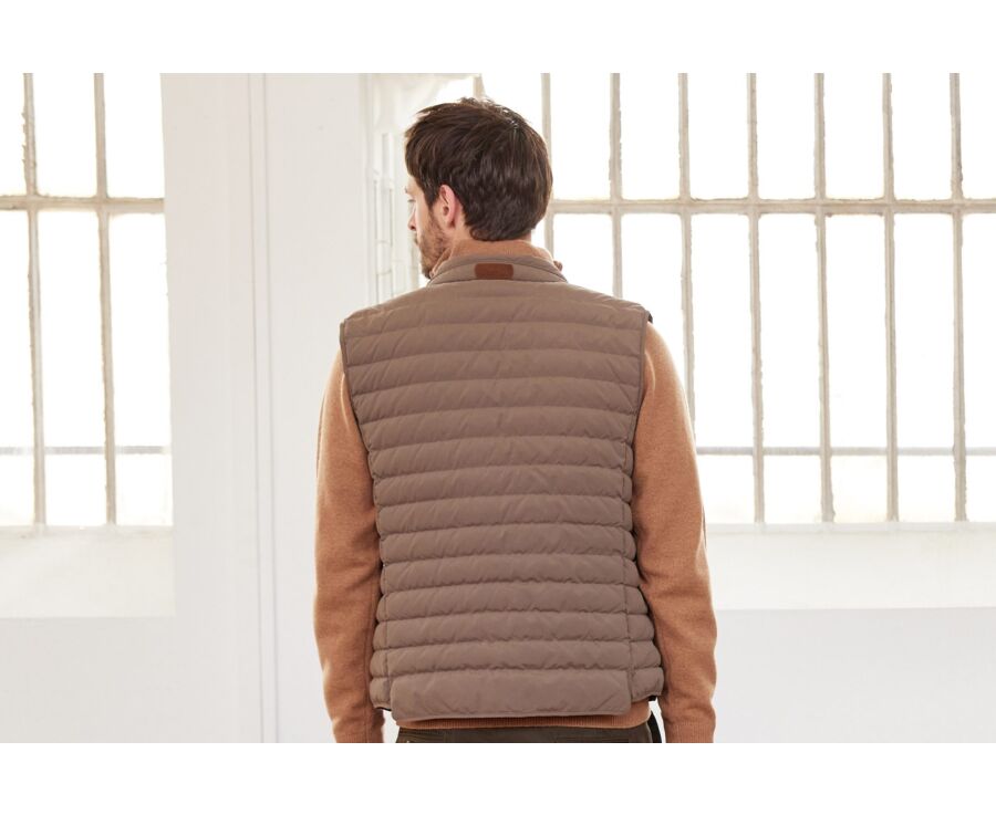 Doudoune sans manches homme Marron Clair - NIELS II
