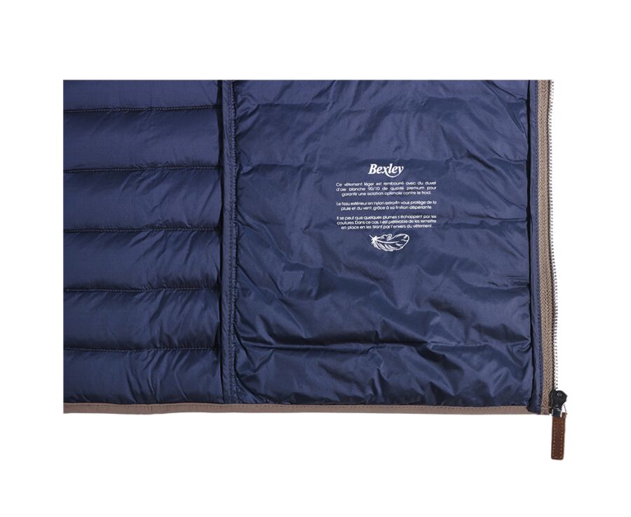 Doudoune sans manches homme Marron Clair - NIELS II