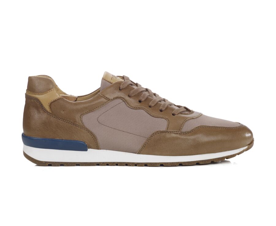 Sneakers homme Cuir Beige - CANBERRA II