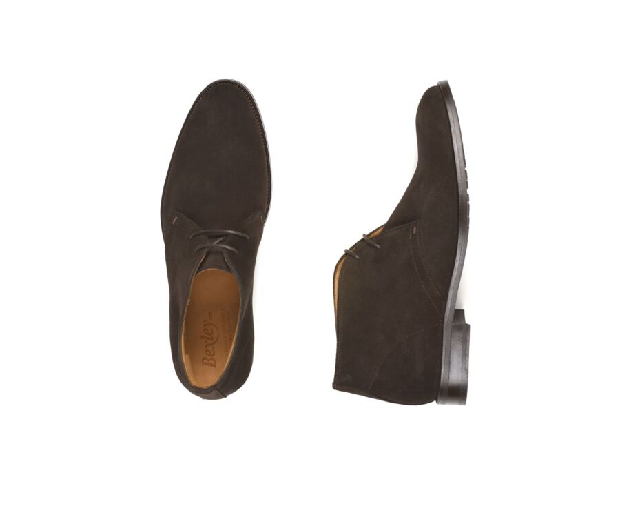 Chukka boots homme Velours Brun - WORMINGTON GOMME