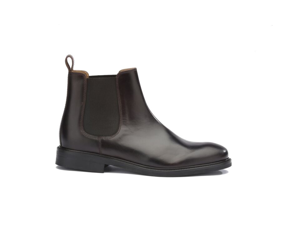 Chelsea boots cuir homme Chocolat - FANGLER GOMME CITY