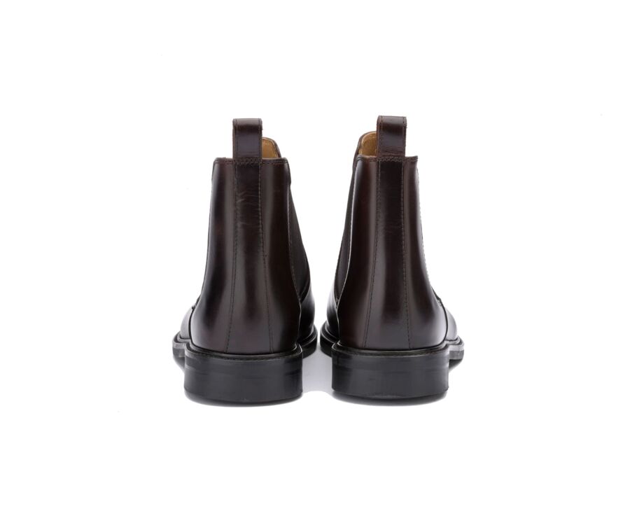 Chelsea boots cuir homme Chocolat - FANGLER GOMME CITY