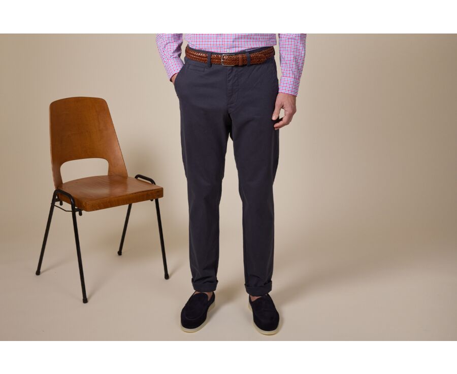 Pantalon chino pour homme Navy Foncé - JERRY II
