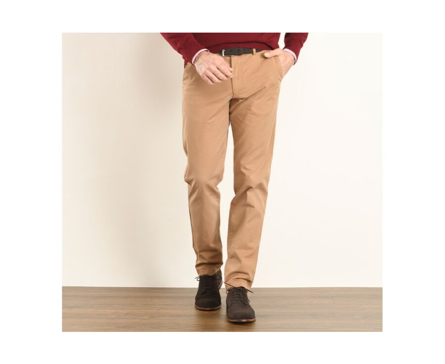 Pantalon chino homme Camel - JERRY II