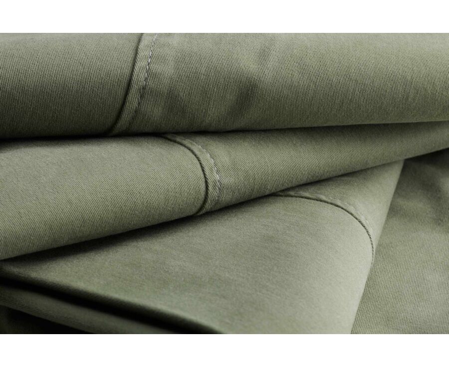 Pantalon chino pour homme Vert Sauge - JERRY II