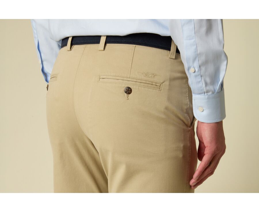 Pantalon chino pour homme Beige Mastic - JERRY II